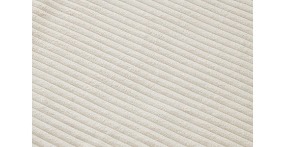 ARMLEHNSTUHL in Eisen Cord - Weiß, Design, Textil/Metall (57,5/84/61cm) - Xora