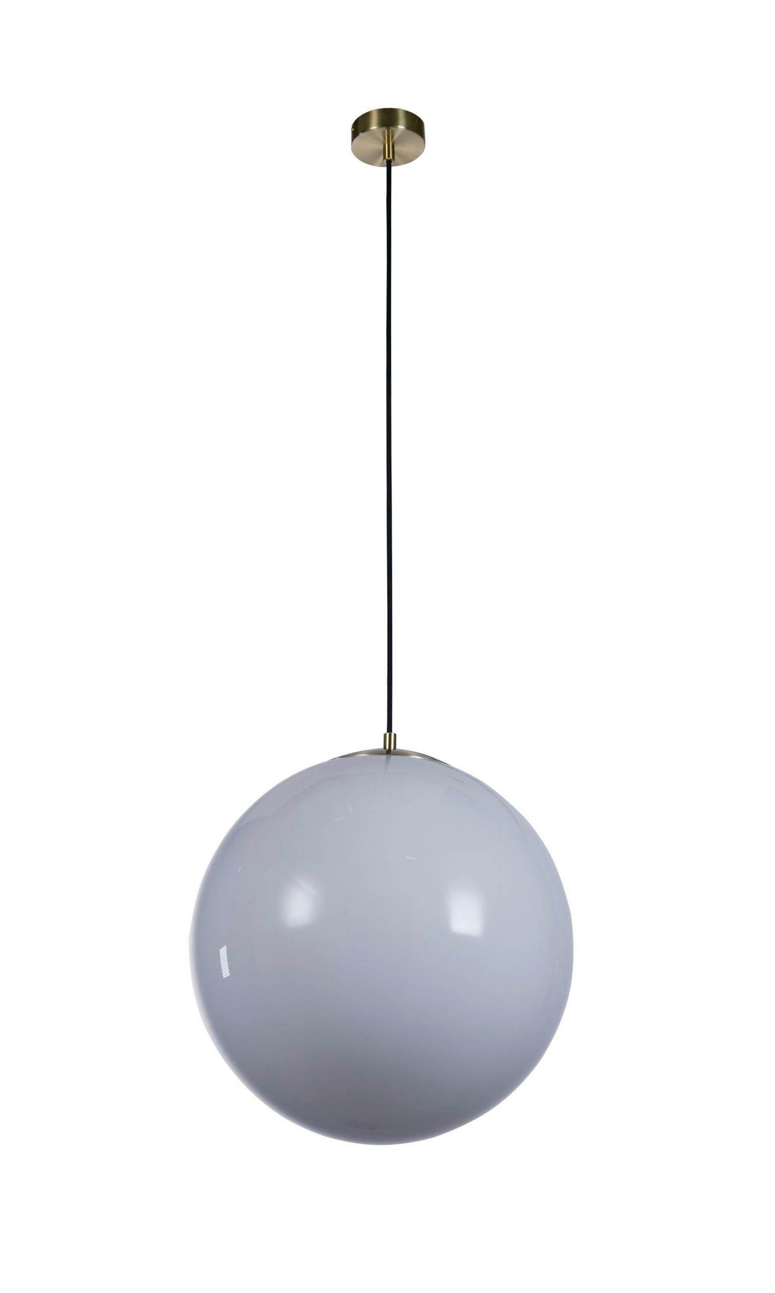 HÄNGELEUCHTE Atom 40/43 cm   - Messingfarben, Basics, Glas/Metall (40/43cm)