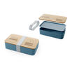 BROTBOX - Blau/Braun, Basics, Holz/Kunststoff (18/5/10cm)