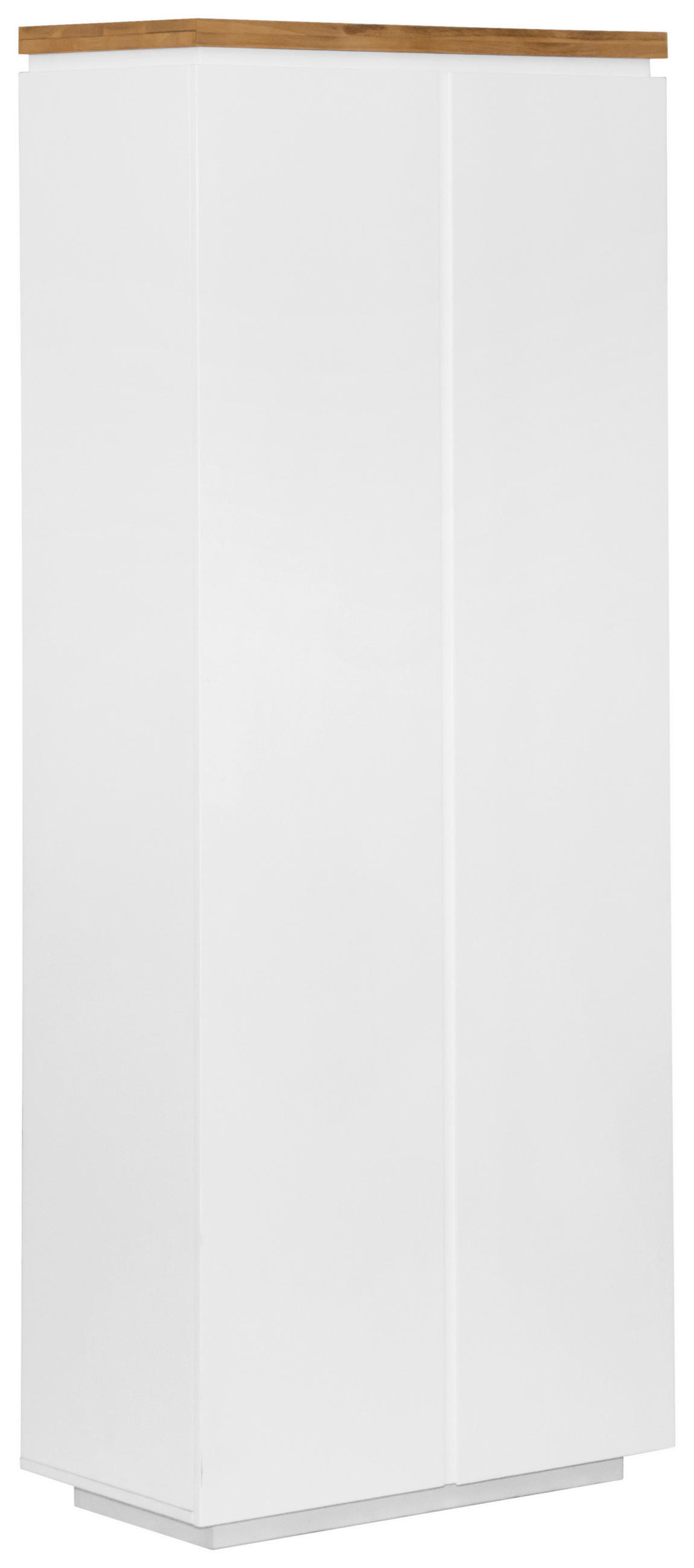 GARDEROBENSCHRANK  in 75/198/42 cm  - Eichefarben/Weiß, KONVENTIONELL, Holz/Holzwerkstoff (75/198/42cm) - Novel