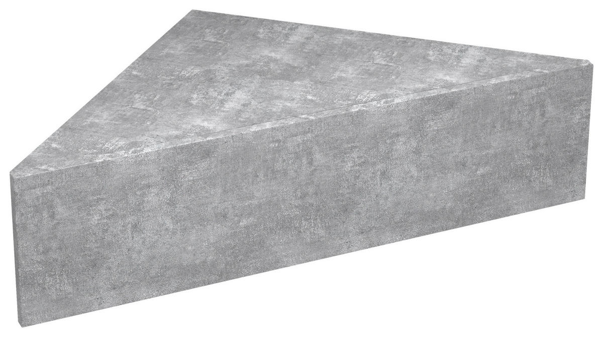 NACHTKÄSTCHEN 60/15/42,4 cm  in Grau  - Grau, MODERN, Holzwerkstoff (60/15/42,4cm) - MID.YOU