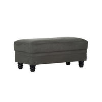 PALL i textil mörkgrå, mörkgrön  - mörkgrå/mörkbrun, Design, trä/textil (125/53/65cm)