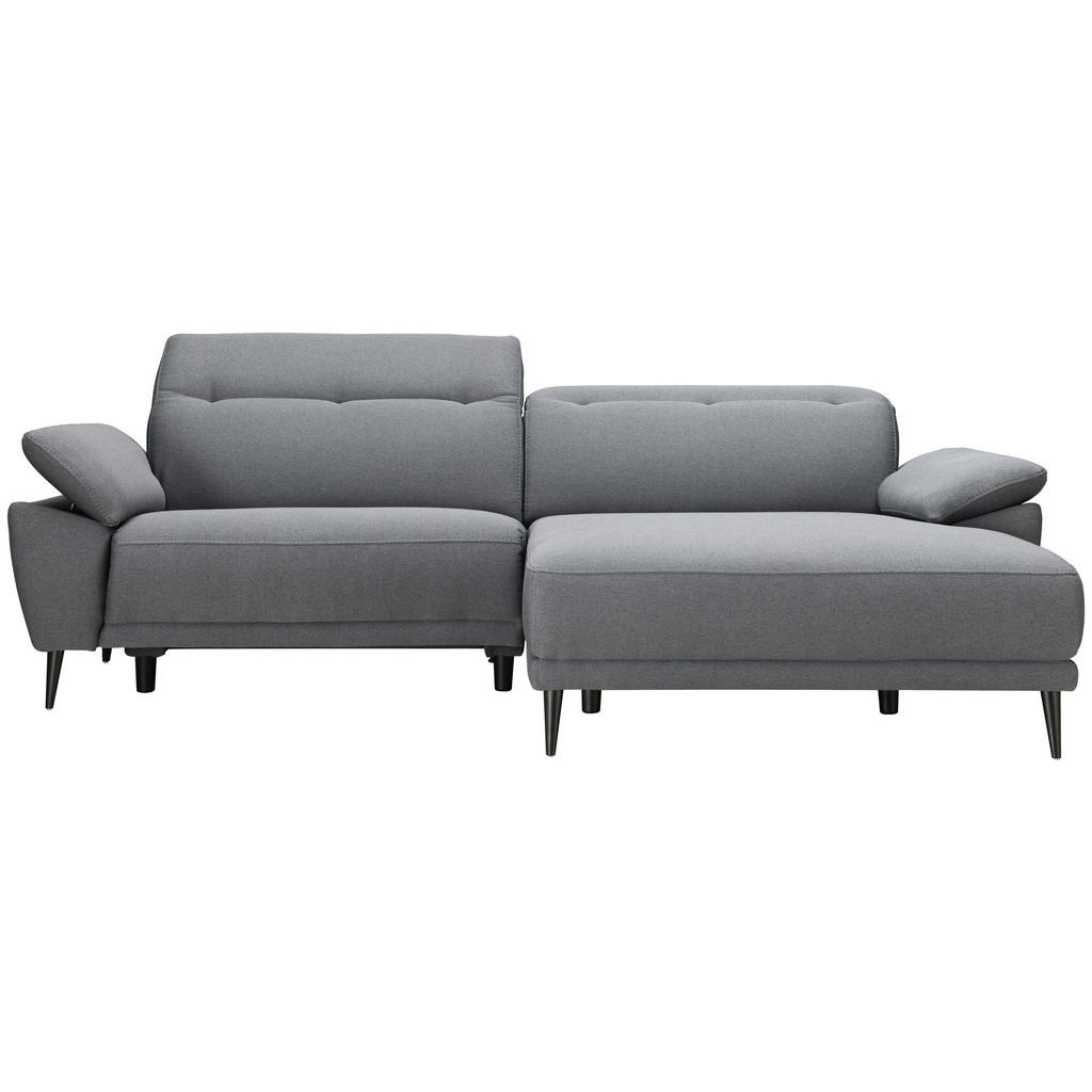 MID.YOU ROHOVÁ SEDAČKA, textil, svetlosivá