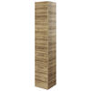 HOCHSCHRANK 30/168/33 cm  - Chromfarben/Eichefarben, KONVENTIONELL, Glas/Holzwerkstoff (30/168/33cm) - Pelipal