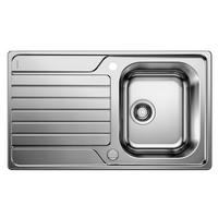 SPÜLE 523378  - Edelstahlfarben, Basics, Metall (86/19,5/50cm) - Blanco