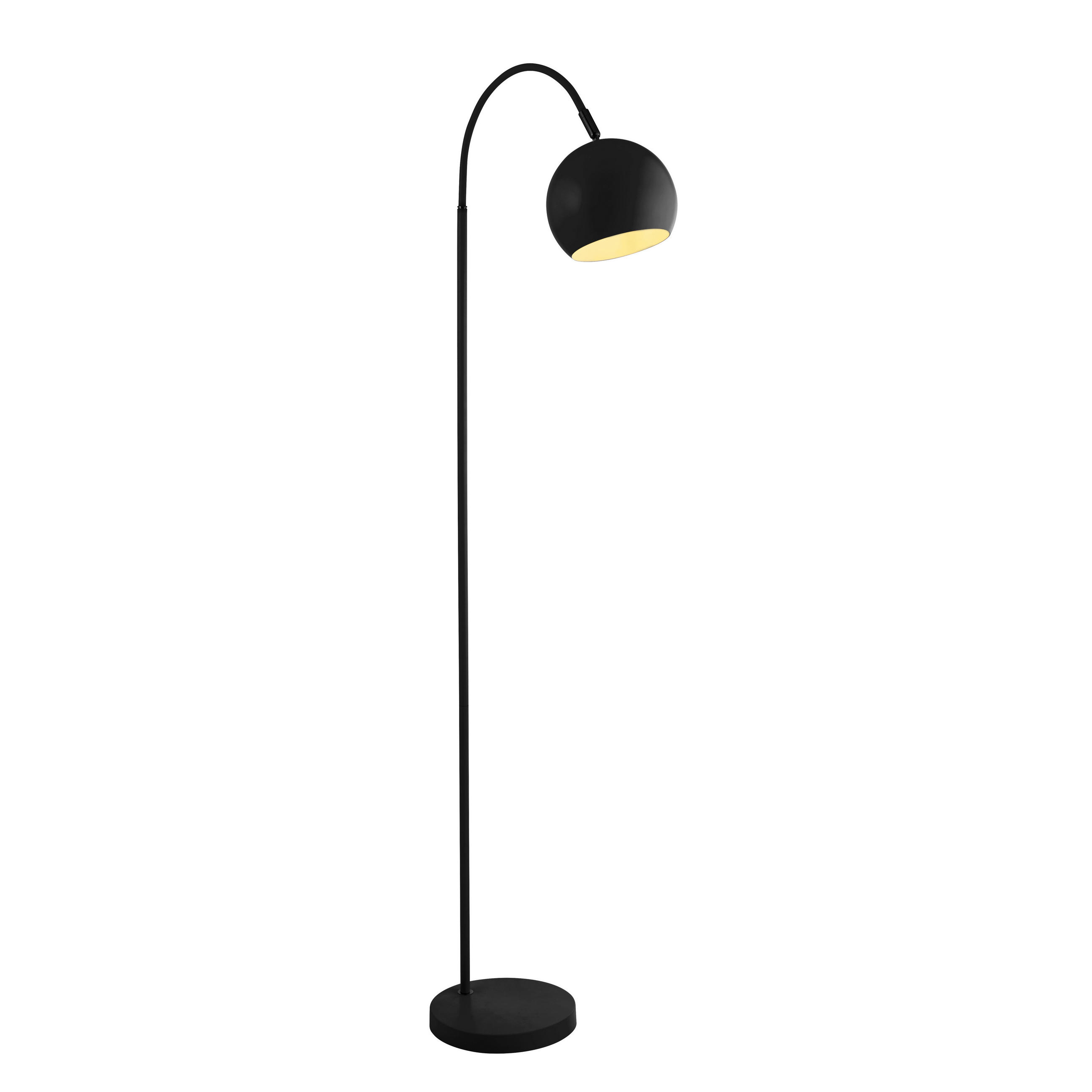 Searchlight Stehleuchte Calumn Arc Schwarz 55x143x24 cm