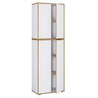 AKTENSCHRANK 60/183/33 cm  - Honigeiche/Weiss, Design, Holzwerkstoff (60/183/33cm) - MID.YOU
