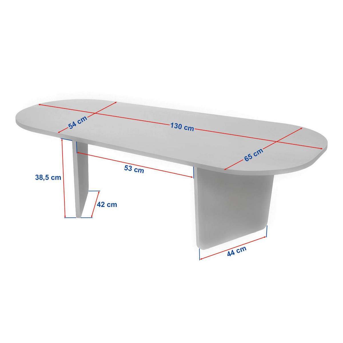 COUCHTISCH Freiform Walnussfarben  - Walnussfarben, Design, Holzwerkstoff (130/40/65cm) - MID.YOU