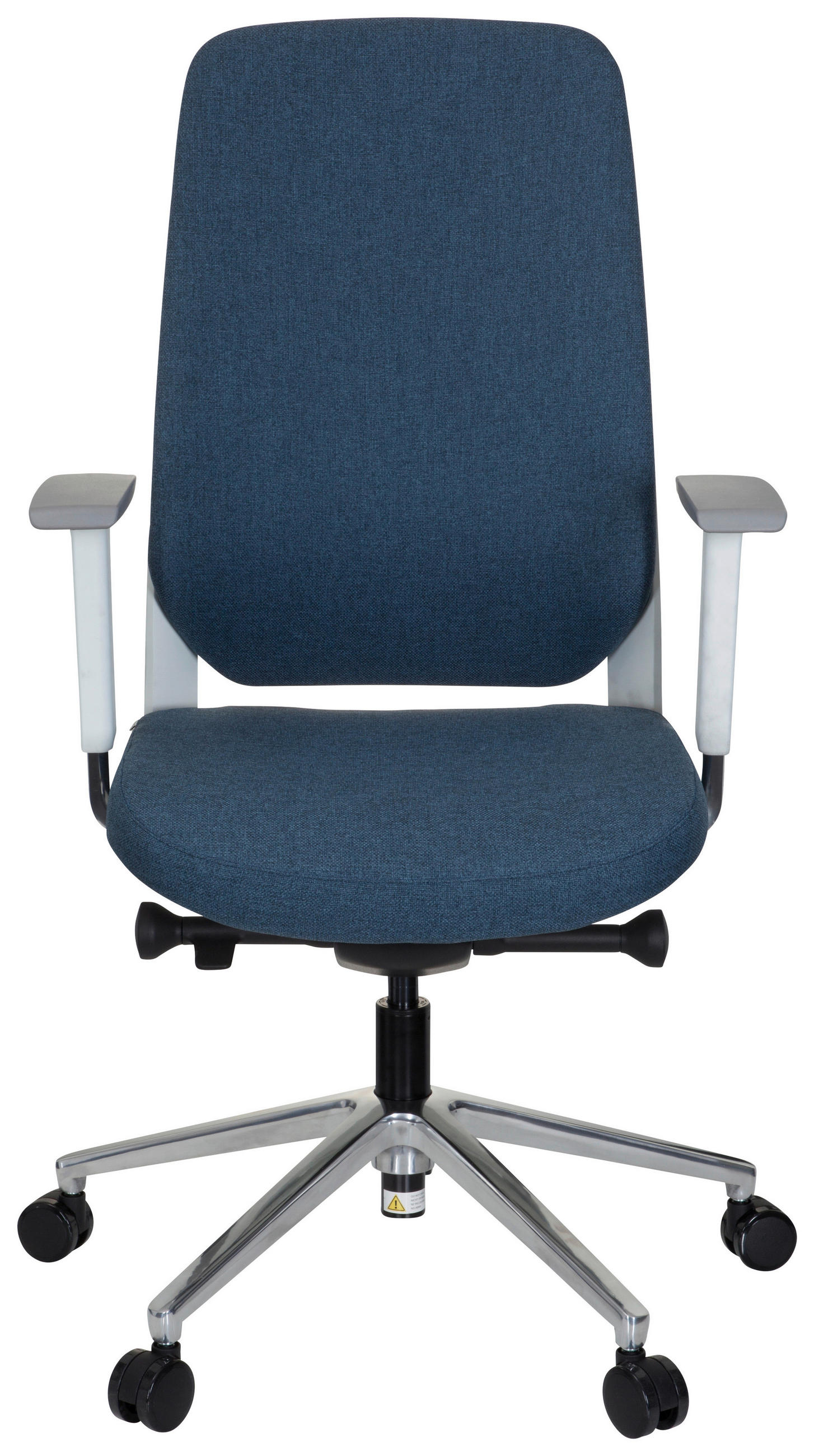 DREHSTUHL Flachgewebe Blau, Weiß  - Blau/Weiß, MODERN, Kunststoff/Textil (56/131/67cm) - MID.YOU