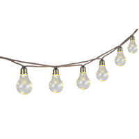 SVJETILJKA SOLARNA  - boje jantara, Design, plastika/prirodni materijali (10.6/570cm) - Globo