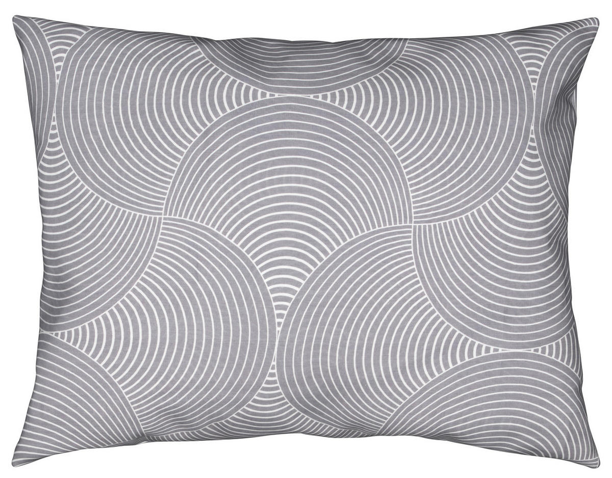 POSTEĽNÁ BIELIZEŇ, satén, antracitová, sivá, strieborná, 140/200 cm - sivá/antracitová, Konventionell, textil (140/200cm) - Bugatti