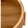 COUCHTISCH Eiche furniert, massiv 75/75/42 cm rund Naturfarben  - Eichefarben/Naturfarben, Natur, Holz/Holzwerkstoff (75/75/42cm) - Waldwelt