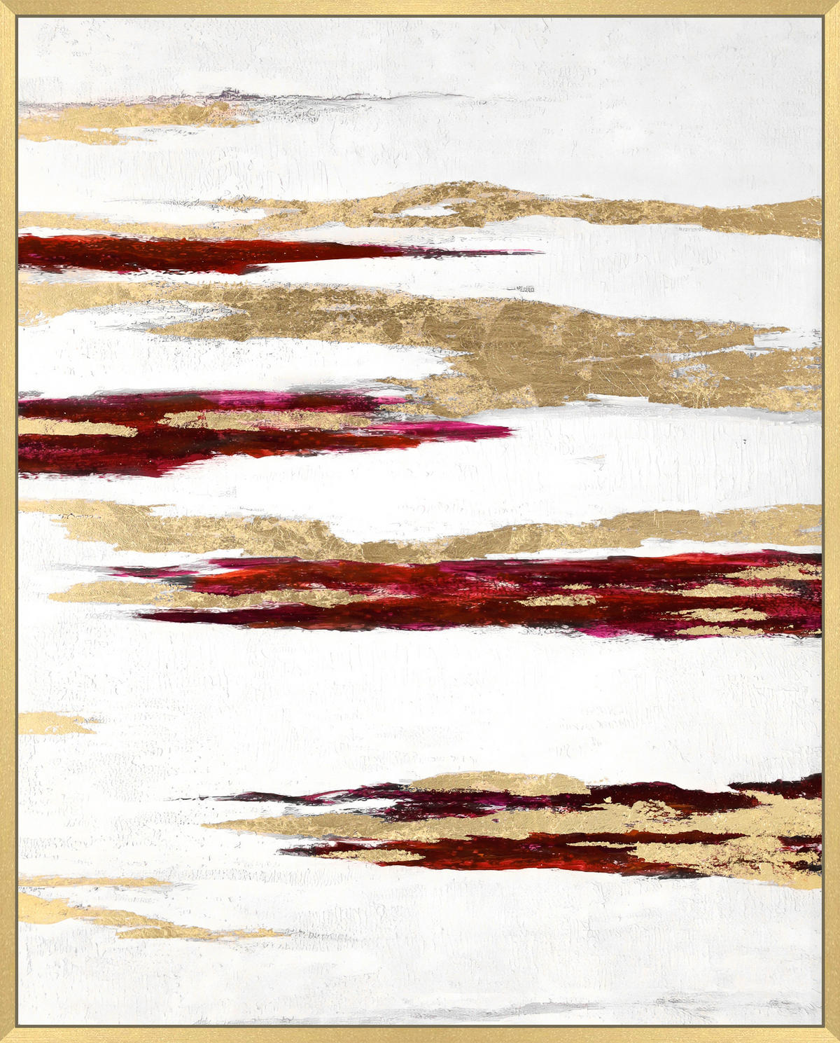 KUNSTDRUCK Abstraktes 40/50 cm  - Goldfarben/Multicolor, Basics, Holzwerkstoff (40/50cm) - Monee