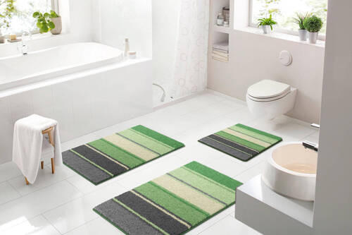 PREDLOŽKA PRED BIDET, 50/60 cm - zelená, Basics, textil/plast (50/60cm) - Grund