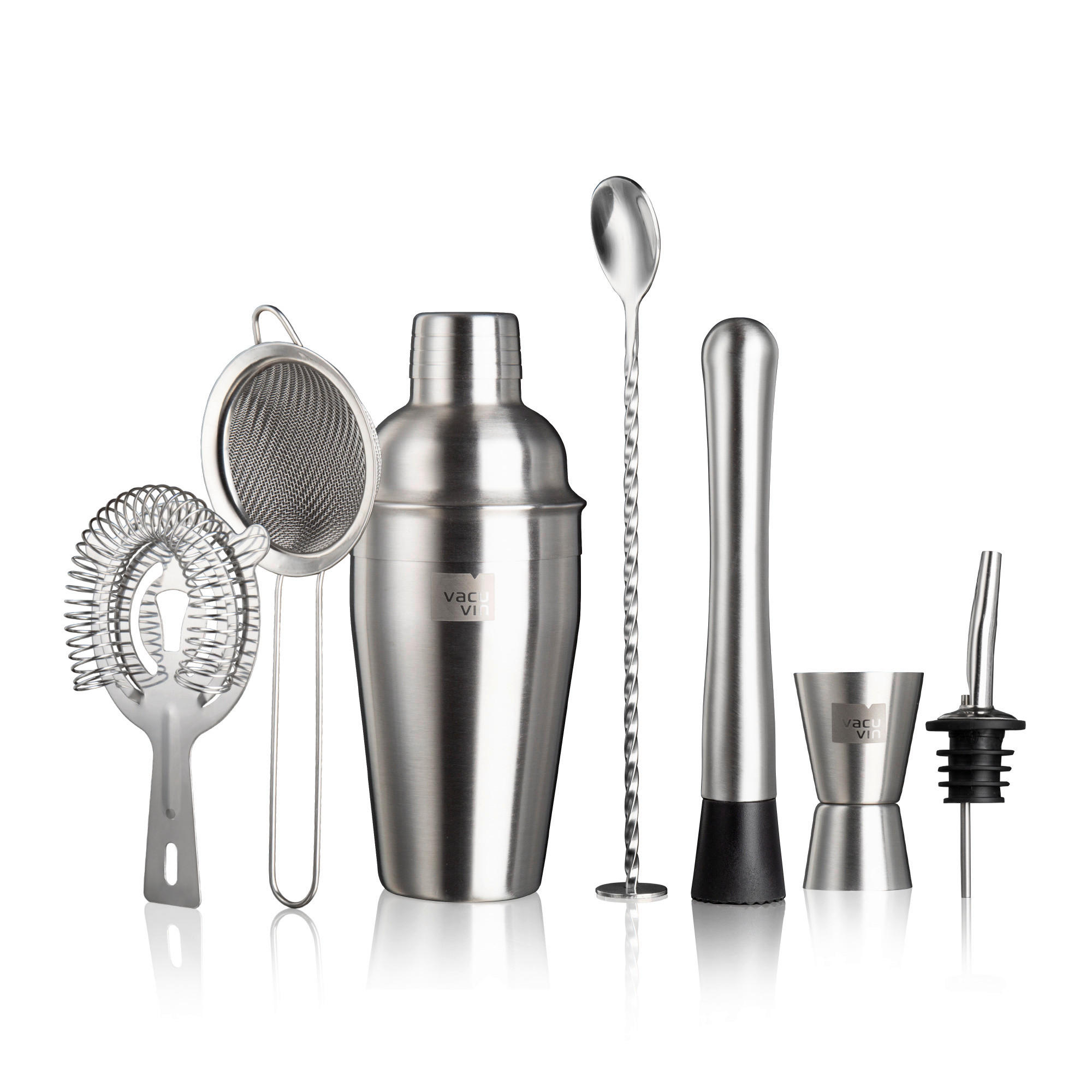 SET ZA KOKTEL - Basics, metal (10.5/9.5/26.2cm) - Vacu Vin
