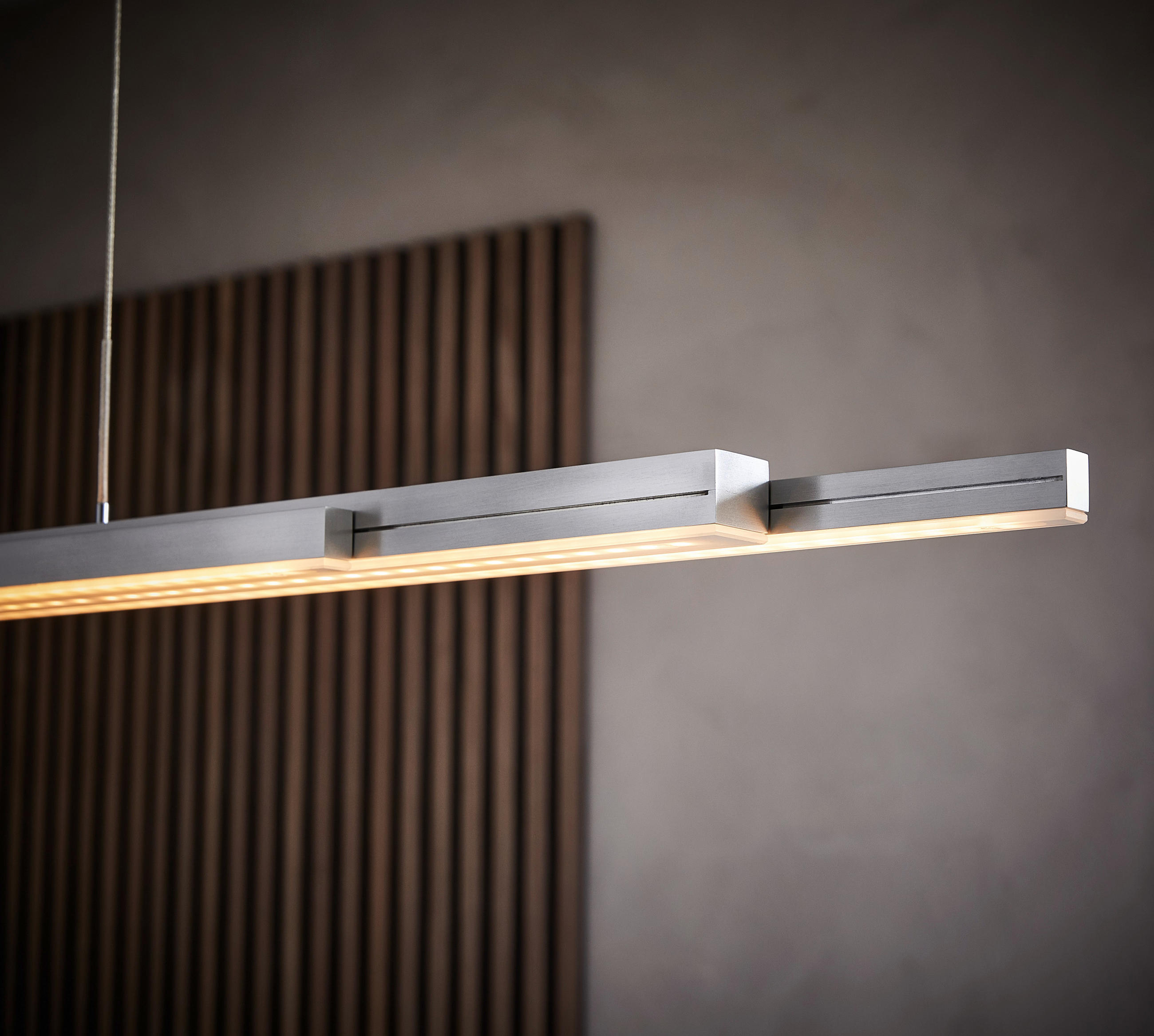 LED-HÄNGELEUCHTE 110-203/150 cm  - Design, Metall (110-203/150cm) - Bankamp