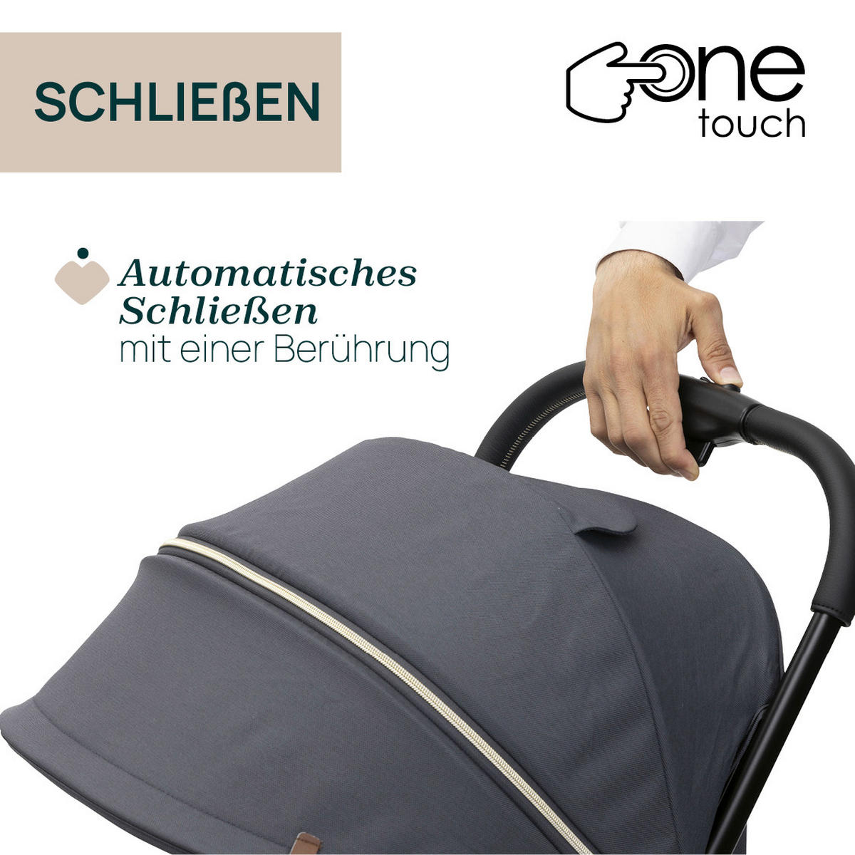 BUGGY GOODY XPLUS  - Dunkelgrau, Basics, Textil/Metall (47/86/106cm) - Chicco