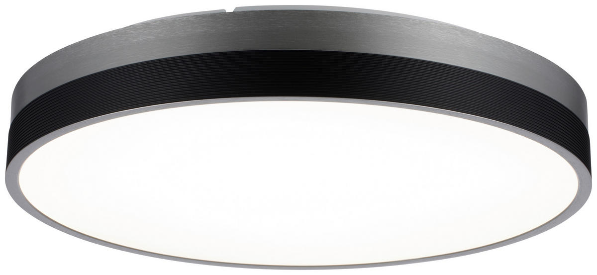 STROPNÉ LED SVIETIDLO, 50/8,8 cm  - čierna, Lifestyle, kov/plast (50/8,8cm) - Dieter Knoll