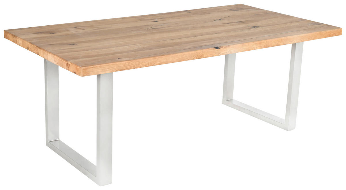 TISCHPLATTE in Holz 160/90/5,5 cm   - Wildeiche, MODERN, Holz (160/90/5,5cm) - Boxxx