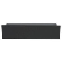 Sertar 91/22/37 cm   - antracit, Konventionell, material pe bază de lemn (91/22/37cm) - Hom`in