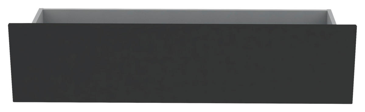 Sertar 91/22/37 cm   - antracit, Konventionell, material pe bază de lemn (91/22/37cm) - Hom`in