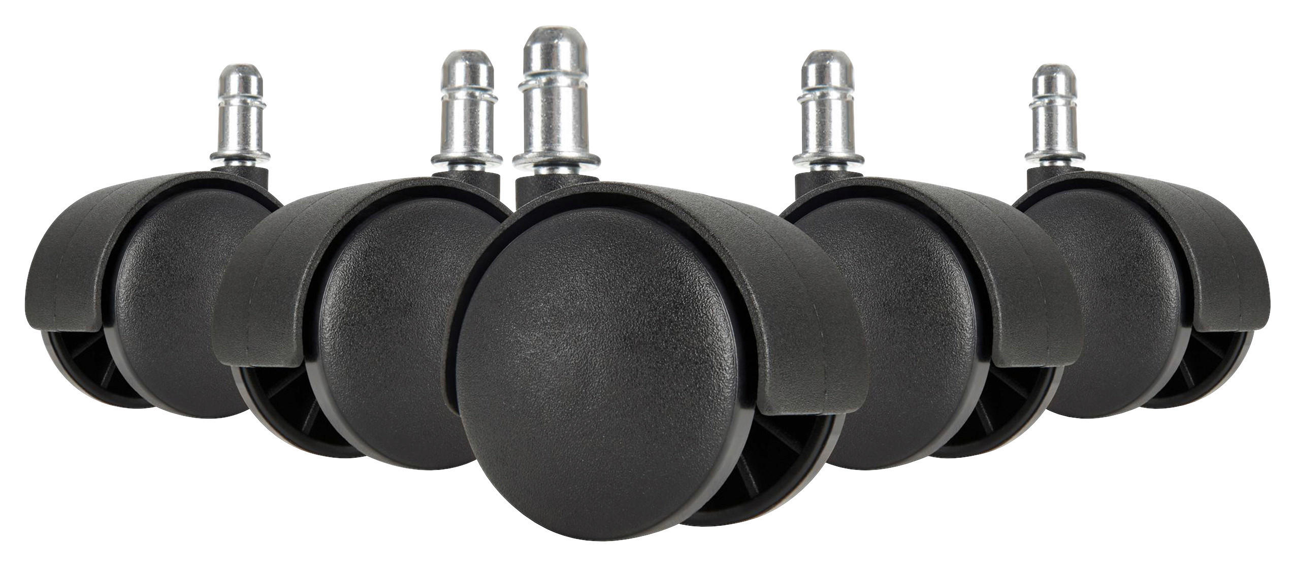 KOLEČKO PRO OTOČNÉ ŽIDLE - černá, Basics, plast (5cm) - MID.YOU