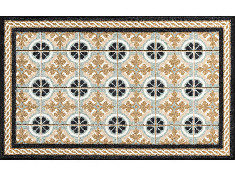 DVEŘNÍ ROHOŽKA, 75/120 cm, vícebarevná - vícebarevná, Konvenční, textil/plast (75/120cm) - Esposa