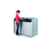 AUFBEWAHRUNGSBOX 163/78/120 cm - Silberfarben, Design, Metall (163/78/120cm) - Biohort AUFBEWAHRUNGSBOX 163/78/120 cm - Silberfarben, Design, Metall (163/78/120cm) - Biohort