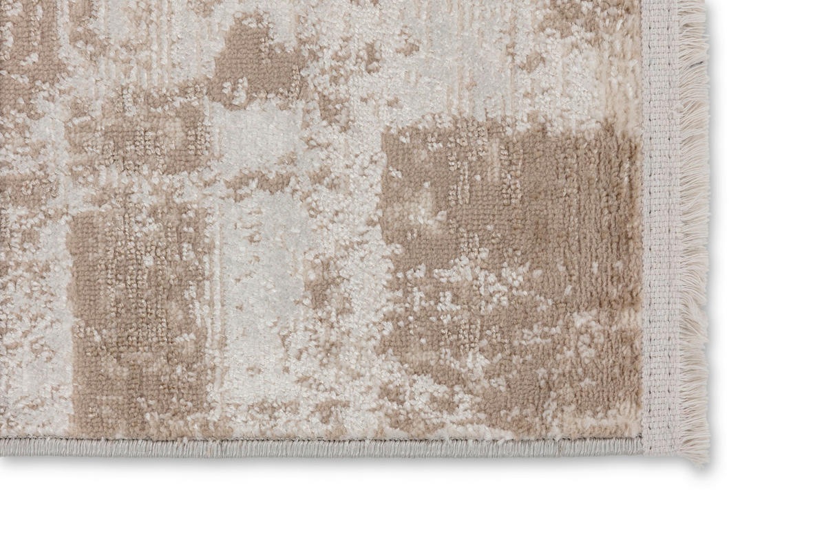 WEBTEPPICH Wohnzimmer 80/150 cm Castello Creme, Beige rechteckig  - Beige/Creme, Design, Textil (80/150cm) - Astra