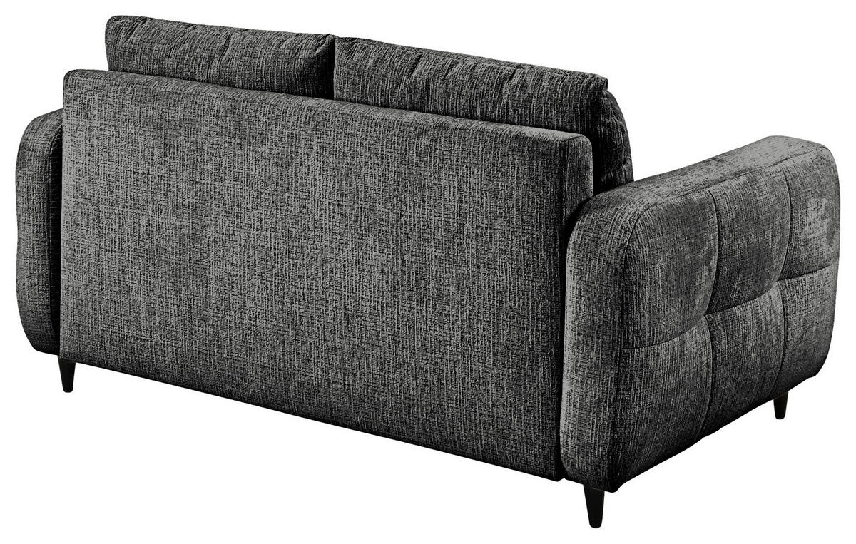 2-SITZER-SOFA Flachgewebe Anthrazit  - Anthrazit/Schwarz, MODERN, Holz/Textil (167/88/101cm) - Lomoco