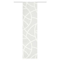 FLÄCHENVORHANG in Weiß halbtransparent  - Weiß, Design, Textil (60/245cm)