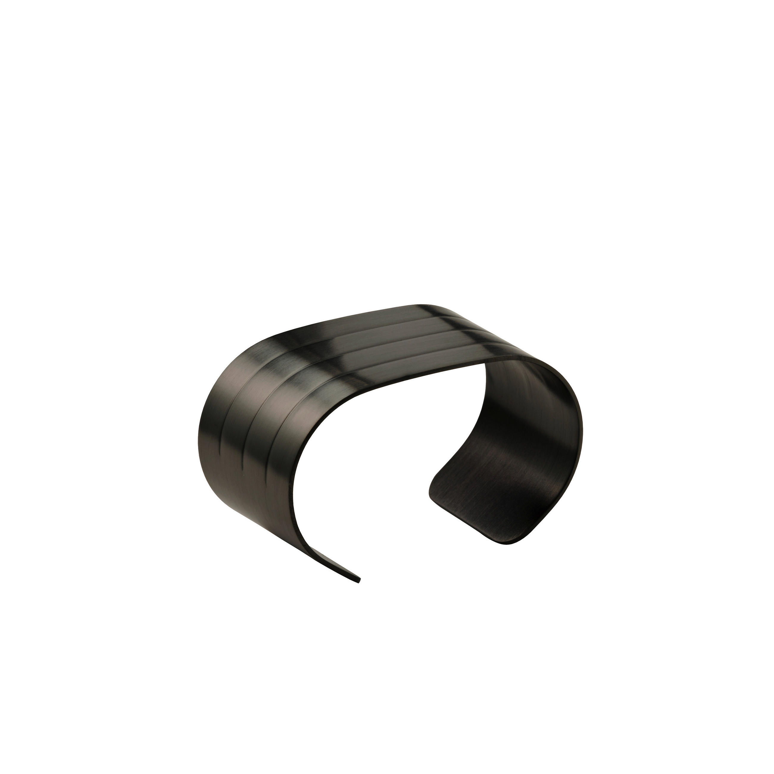 SERVIETTENRING    - Schwarz, Basics, Metall - Aida