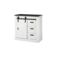 SCHUHSCHRANK  in 93/91/43 cm  - Anthrazit/Schwarz, Design, Holzwerkstoff/Metall (93/91/43cm) - Modante