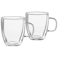 KAFFEEGLÄSERSET  - Transparent, Basics, Glas (8,5/8,5/10cm) - CHEF CUISINE