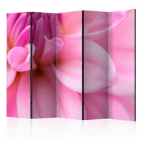 PARAVENT mit 5  Flügel - Pink, Basics, Holz/Textil (225/172/3cm) - artgeist