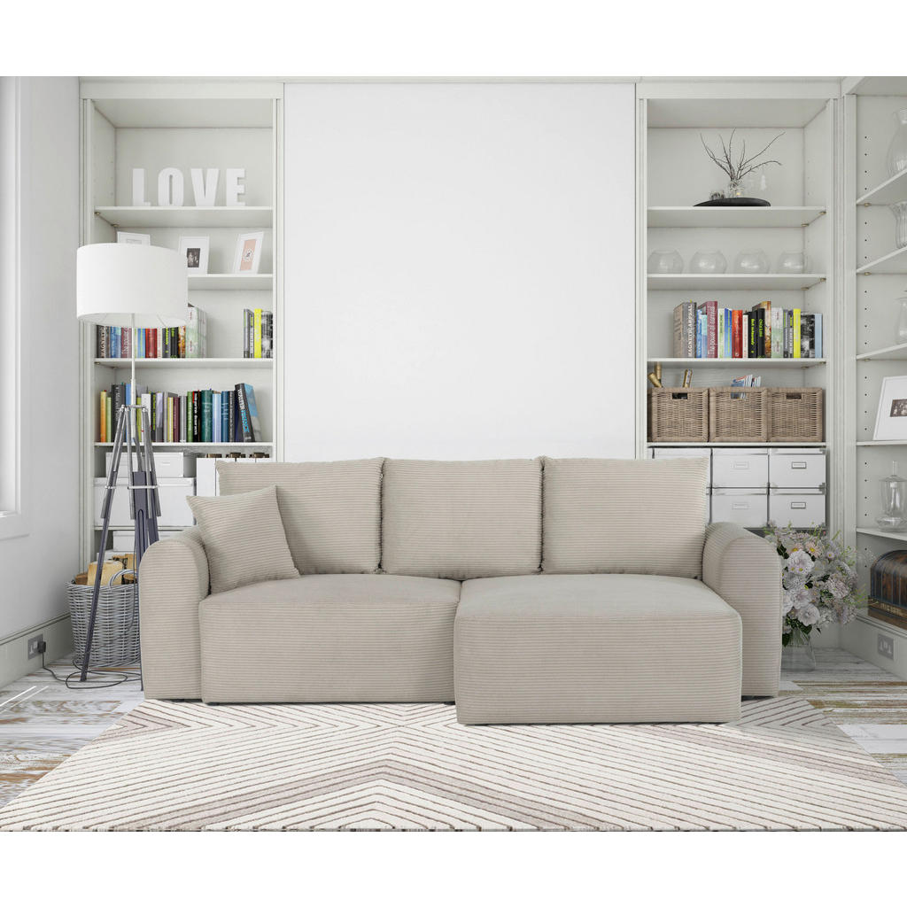 Thumbnail - Mid.you Ecksofa, Beige, Textil, L-Form, 250x151 cm, Wohnzimmer, Sofas & Couches, Wohnlandschaften