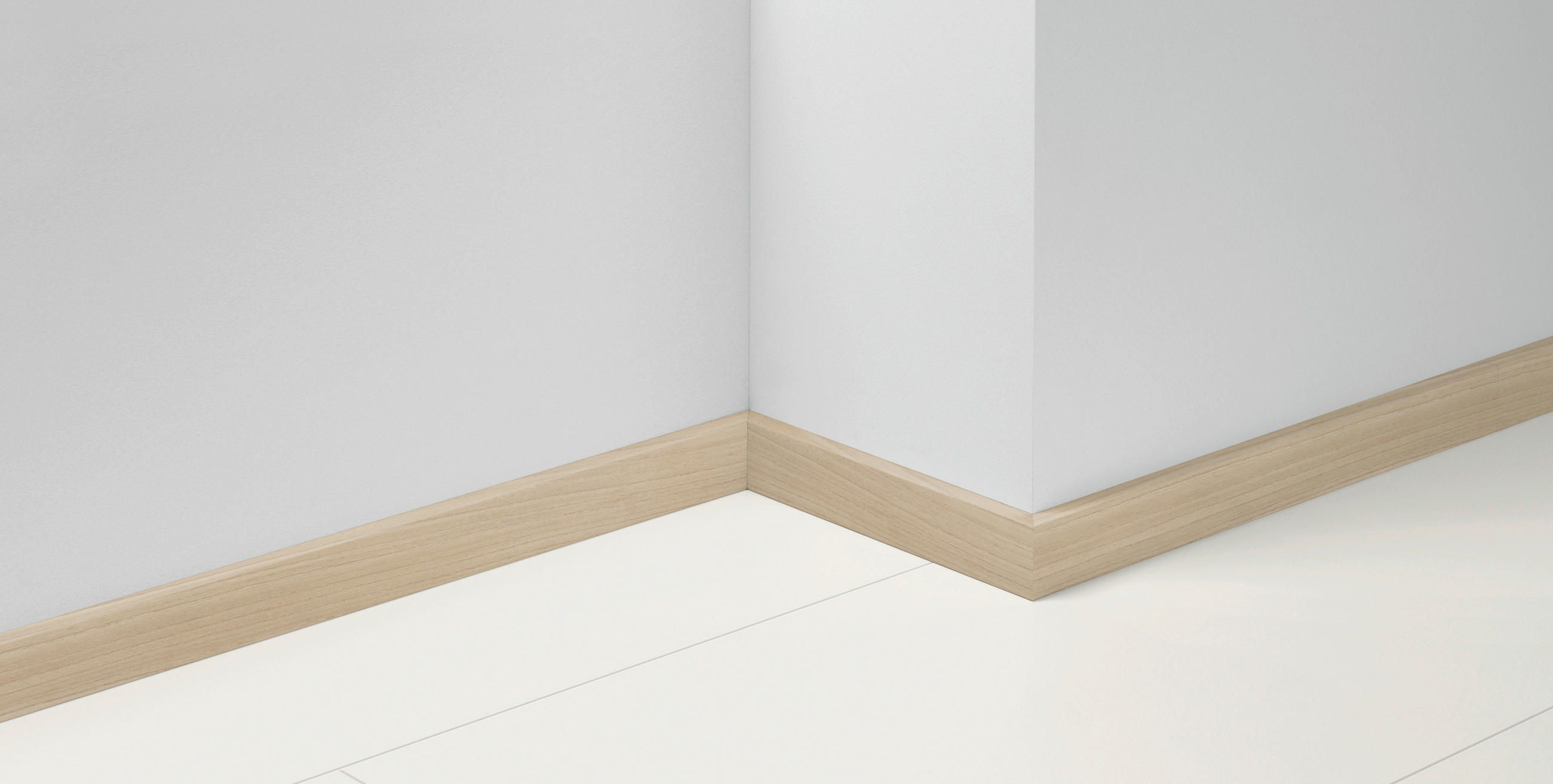SOCKELLEISTE - Hellbraun/Eichefarben, Basics, Holz (220/1,6/5,0cm) - Parador
