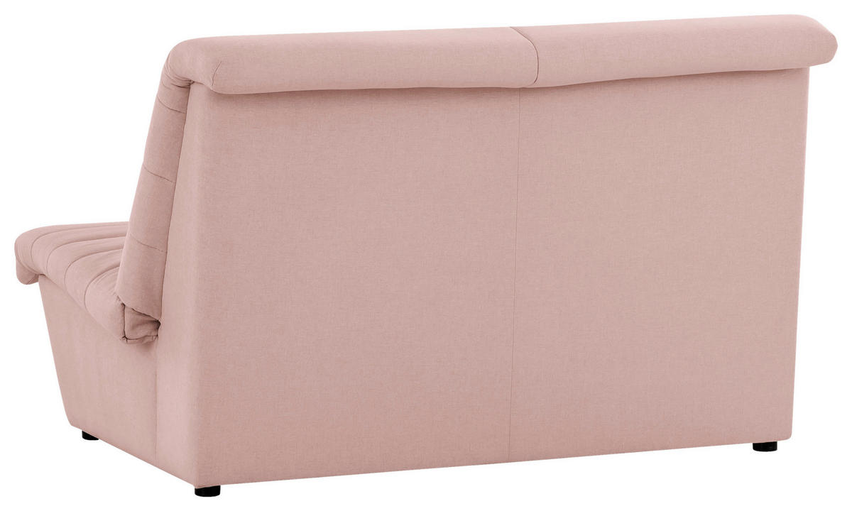 2-SITZER-SOFA Webstoff Rosa  - Schwarz/Rosa, Design, Kunststoff/Textil (145/92/103cm) - LOOKS by W.Joop