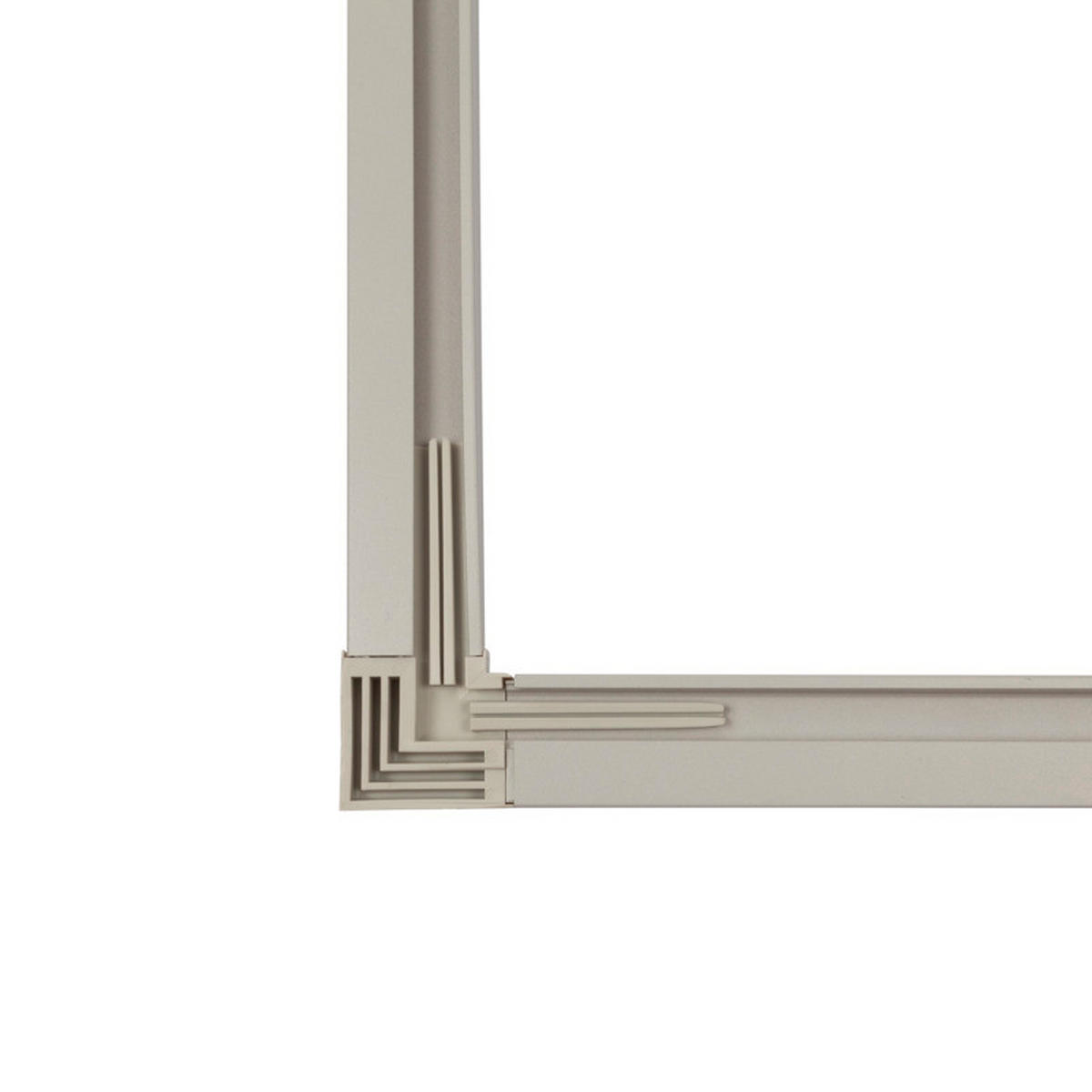 LICHTSCHACHTABDECKUNG - Weiß/Grau, Basics, Metall (40-60/80-140cm)