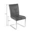 SCHWINGSTUHL in Leder, Metall Dunkelbraun, Edelstahlfarben - Edelstahlfarben/Dunkelbraun, Design, Leder/Metall (46/93/61,5cm) - Novel SCHWINGSTUHL in Leder, Metall Dunkelbraun, Edelstahlfarben - Edelstahlfarben/Dunkelbraun, Design, Leder/Metall (46/93/61,5cm) - Novel