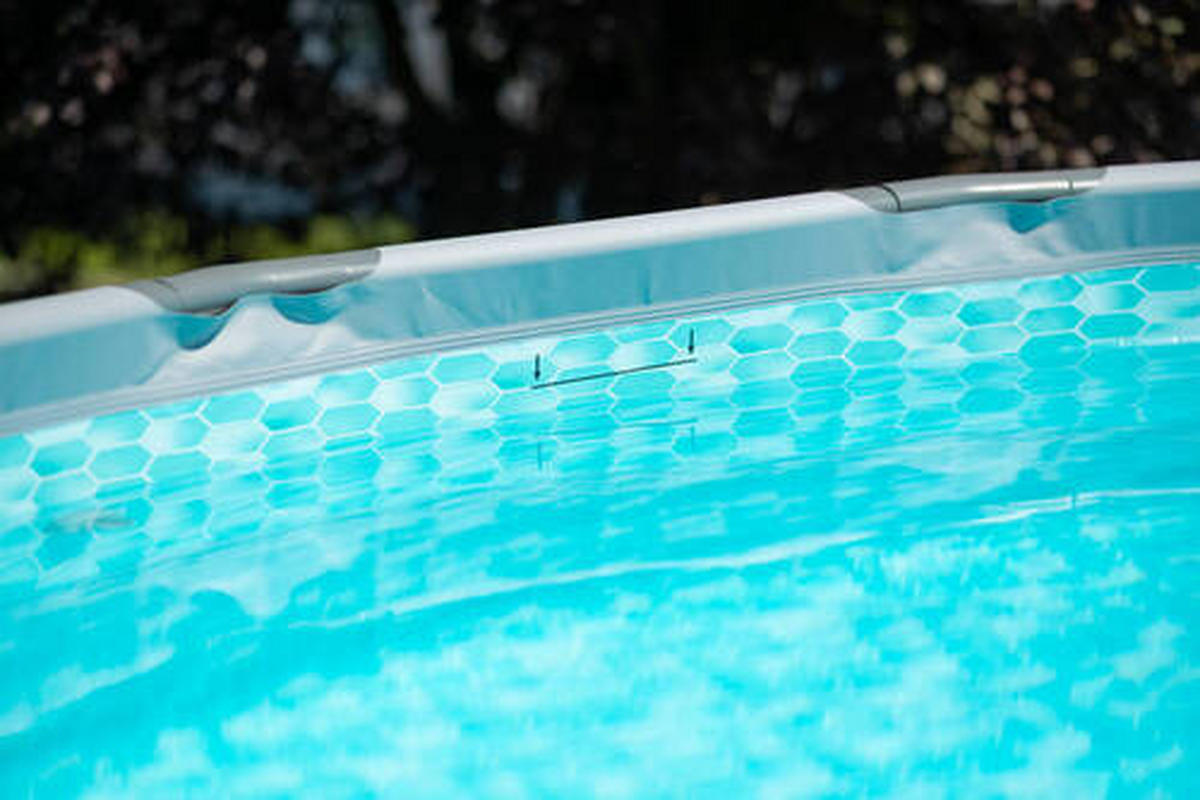 POOL 488/122 cm  - Anthrazit, KONVENTIONELL, Kunststoff (488/122cm)
