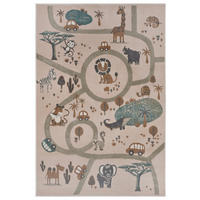 KINDERTEPPICH 160/235 cm Adventures  - Beige/Multicolor, Design, Kunststoff/Textil (160/235cm)
