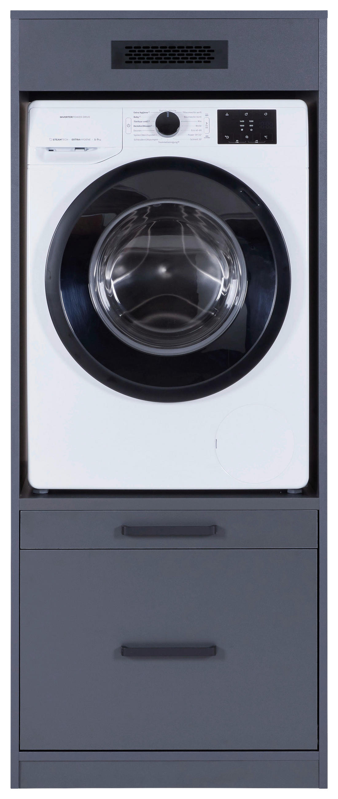 HAUSWIRTSCHAFTSRAUM 134/164/68 cm  in Anthrazit  - Anthrazit, MODERN, Holzwerkstoff (134/164/68cm) - home24