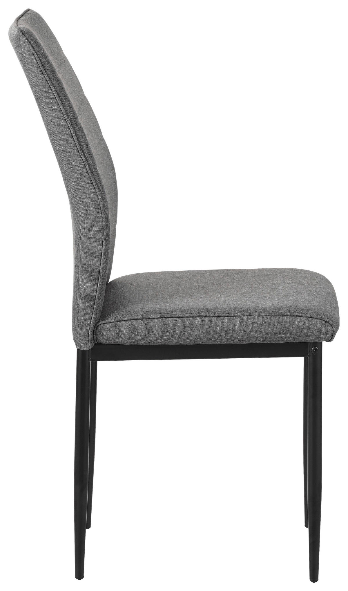 STOLIČKA, 43,5/96/58 cm - čierna/svetlosivá, Modern, kov/textil (43,5/96/58cm) - Carryhome
