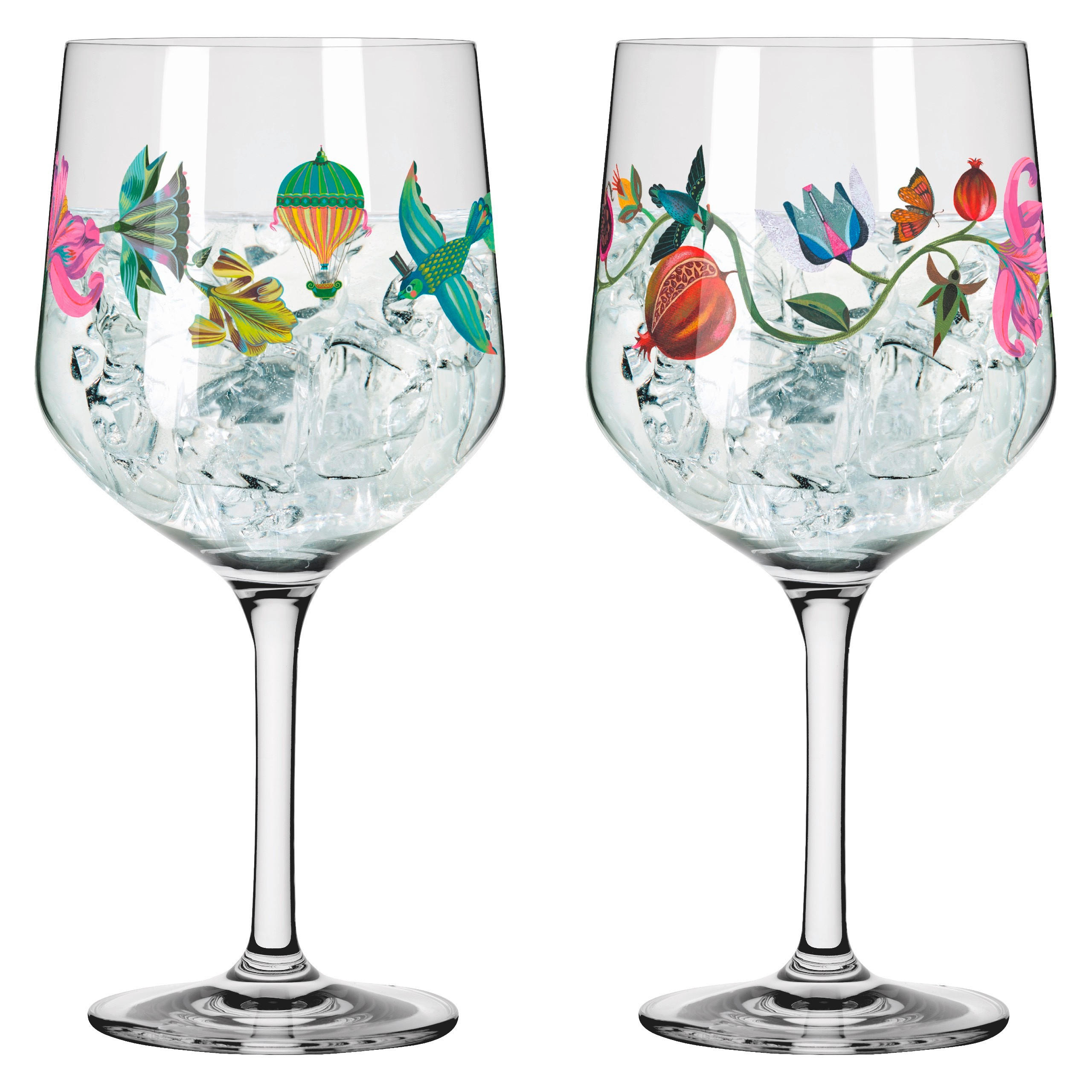 GINGLAS 720 ml 2-teilig  - Multicolor, LIFESTYLE, Glas (10,7/21,8/10,7cm) - Ritzenhoff