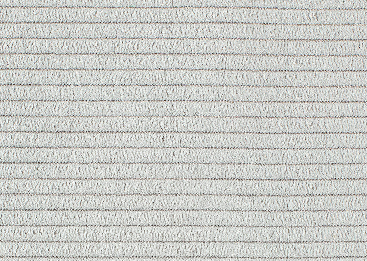 WOHNLANDSCHAFT Badia Base Silberfarben Feincord  - Silberfarben/Schwarz, Design, Textil/Metall (177/376/177cm) - Dieter Knoll