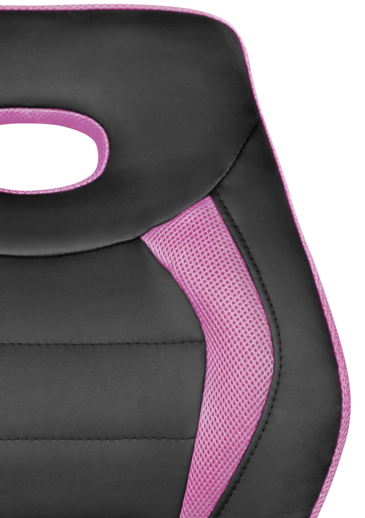 JUGENDDREHSTUHL - Pink/Schwarz, Modern, Kunststoff/Textil (63/91/63cm) - MID.YOU