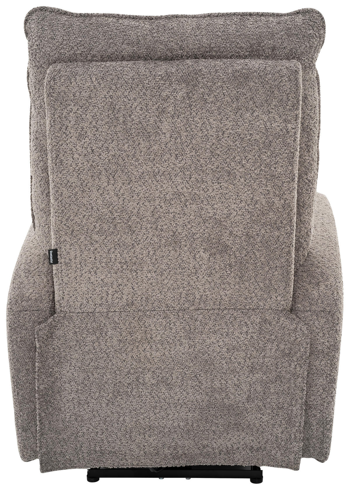 RELAXFÅTÖLJ i metall, textil grafitfärgad  - grafitfärgad/svart, Design, metall/textil (75/110/88cm) - Livetastic