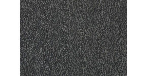 2,5-SITZER in Leder Schwarz - Schwarz, Design, Leder/Metall (200/102/92cm) - Johann Jakob