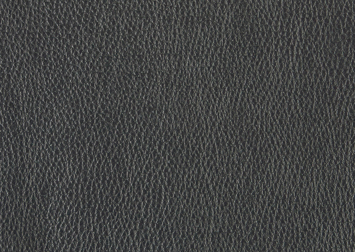 2,5-SITZER in Leder Schwarz  - Schwarz, Design, Leder/Metall (200/102/92cm) - Johann Jakob